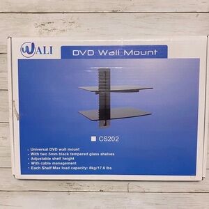 NEW Wali Universal DVD Wall Mount Shelves PRICE FIRM